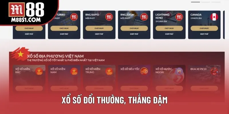 Xổ số đổi thưởng, thắng đậm