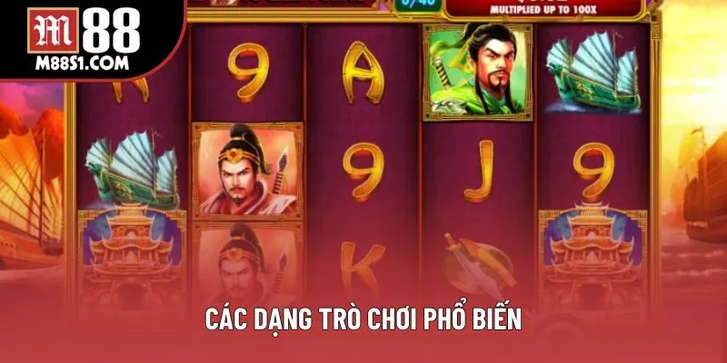 Các dạng trò chơi phổ biến Các dạng trò chơi phổ biến